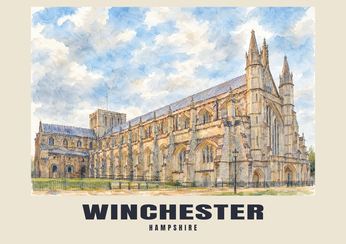 Winchester — English Watercolour Art Print