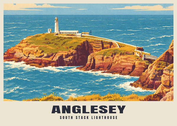 Poster del faro di South Stack, Anglesey