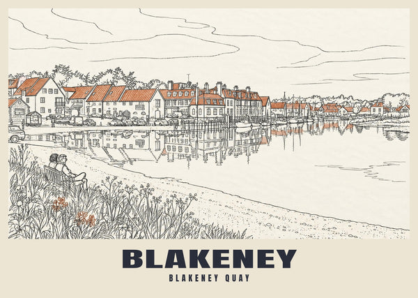 Blakeney Quay Poster