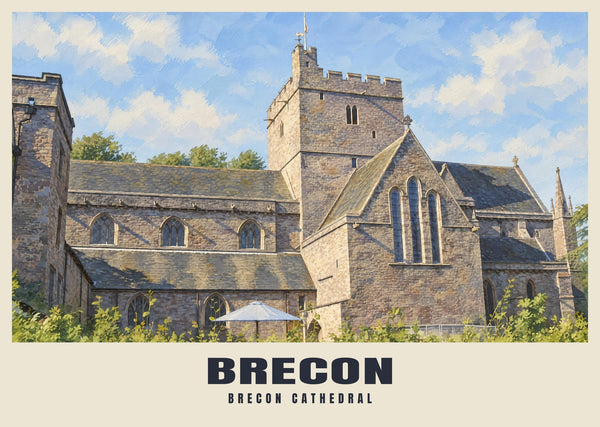 Brecon Cathedral Poster