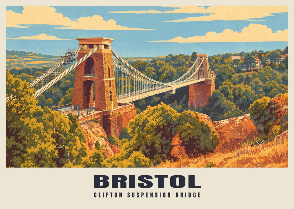 Clifton Suspension Bridge, Bristol Poster