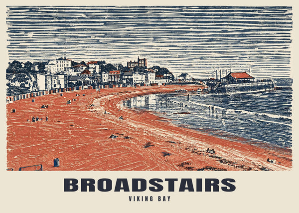 Viking Bay, Broadstairs Poster