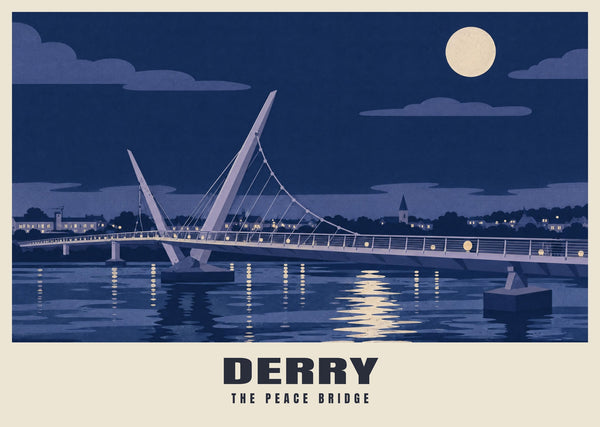 Peace Bridge, Derry poster
