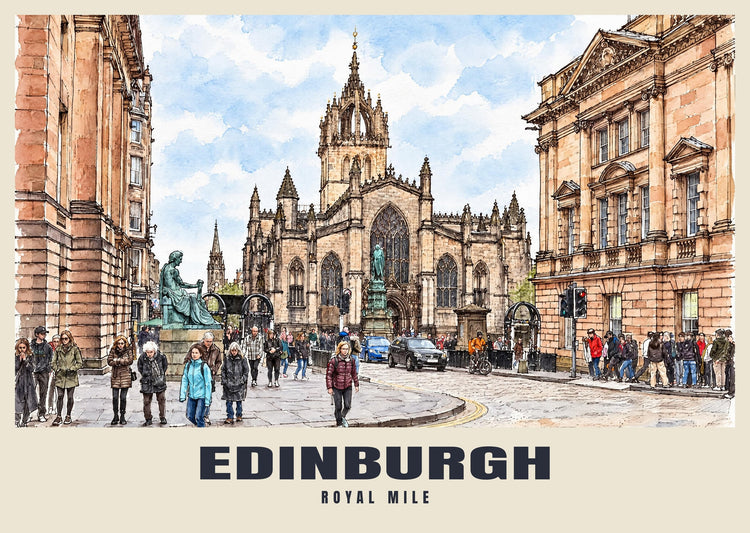 Royal Mile, Edinburgh Poster