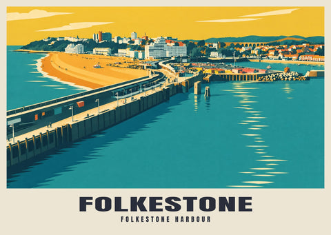 Folkestone Harbour Plakat