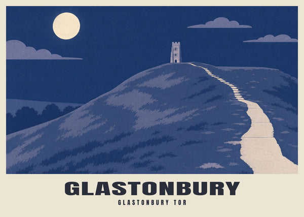 Glastonbury Tor Poster