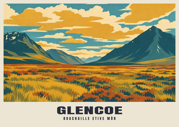 Buachaille Etive Mòr, Glencoe Poster