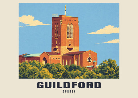 Poster della Cattedrale di Guildford