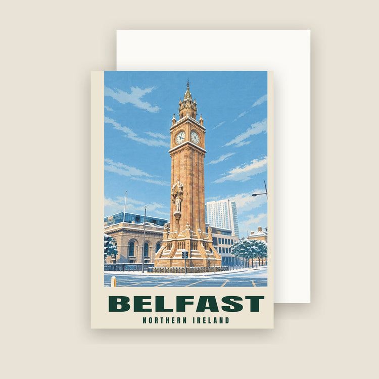 The Albert Clock, Belfast Christmas Cards (Pack of 10)