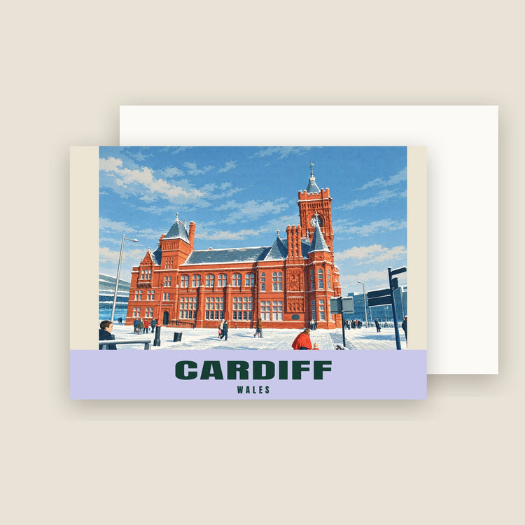 Weihnachtskarten „The Pierhead Building, Cardiff“ (10er-Pack)