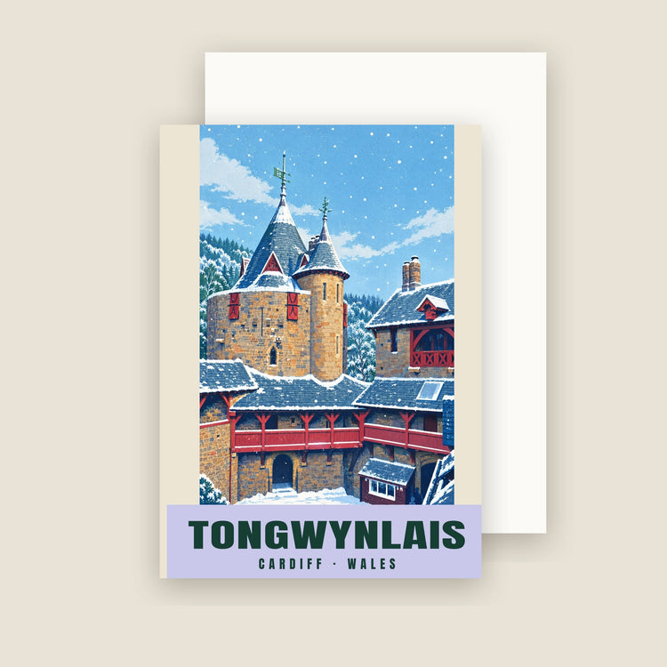 Weihnachtskarten Castell Coch, Tongwynlais (10er-Pack)