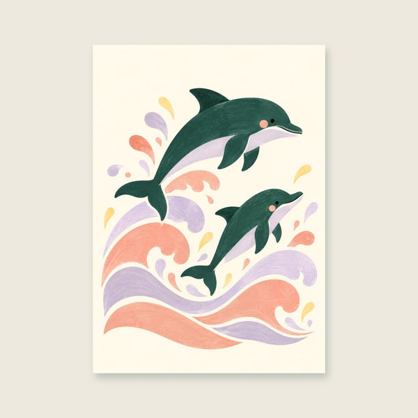 Dolphin Daydream Children’s Print