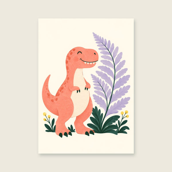 Little T. Rex Children’s Print