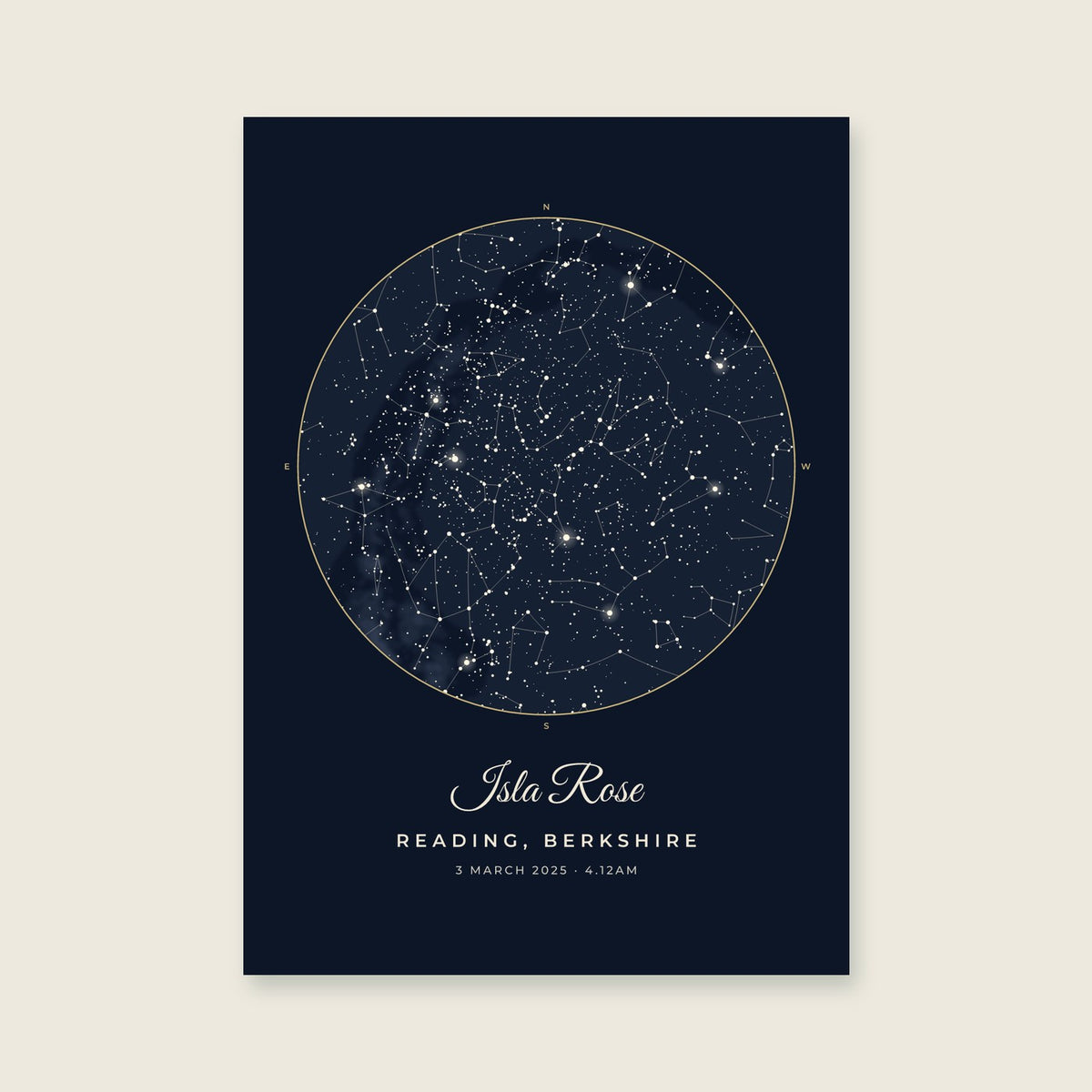 The Night You Arrived Personalised Print