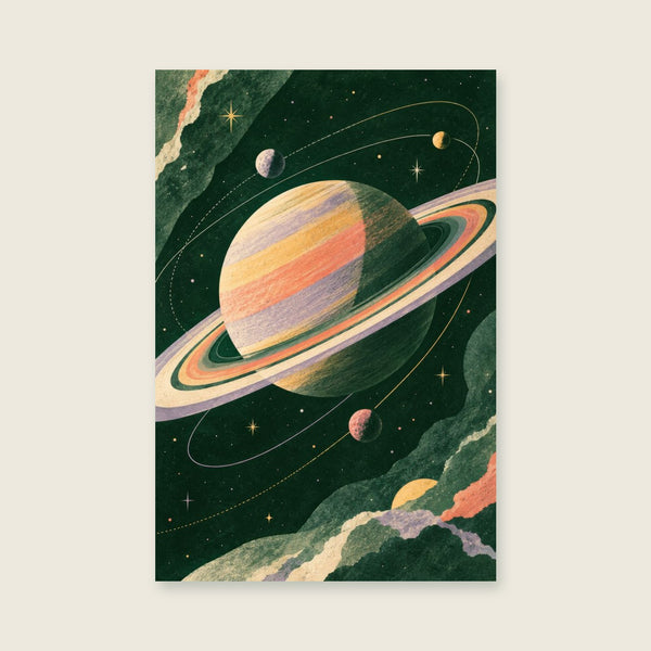Saturn After Dark Children’s Print