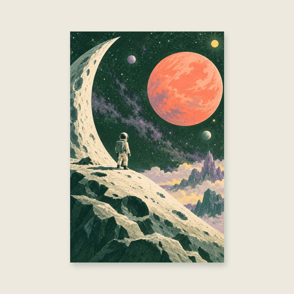 Moonrise Explorer Children’s Print