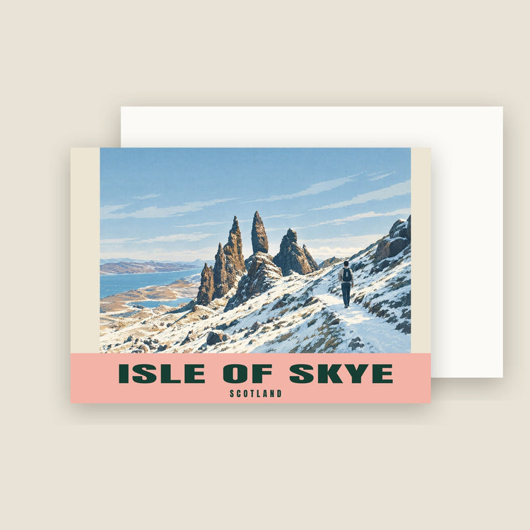Tarjetas de Navidad de Old Man of Storr, Isla de Skye (paquete de 10)