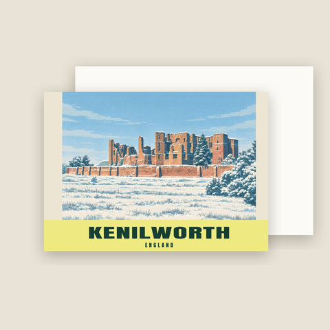 Weihnachtskarten Schloss Kenilworth (10er-Pack)