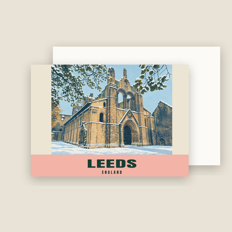 Kirkstall Abbey, Leeds Christmas Cards (Pack of 10)