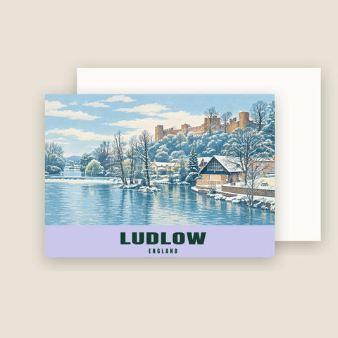 Ludlow Castle kerstkaarten (pak van 10)