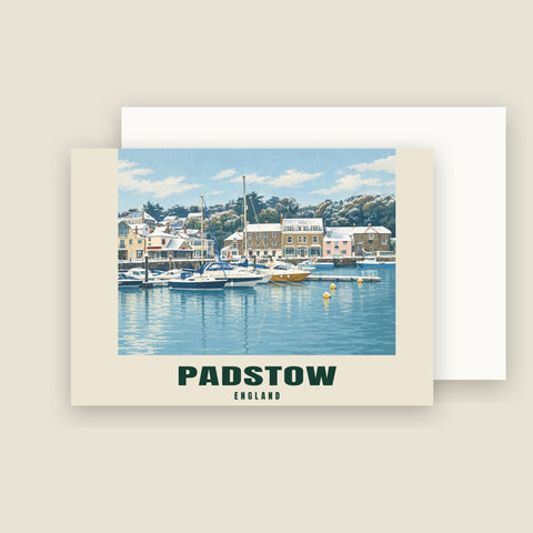 Padstow Harbour Christmas Cards (Pack of 10)