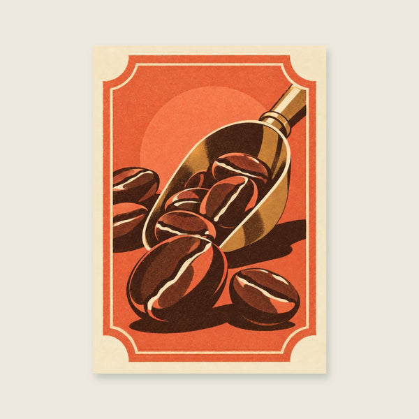 Beans and Spoon Art Print