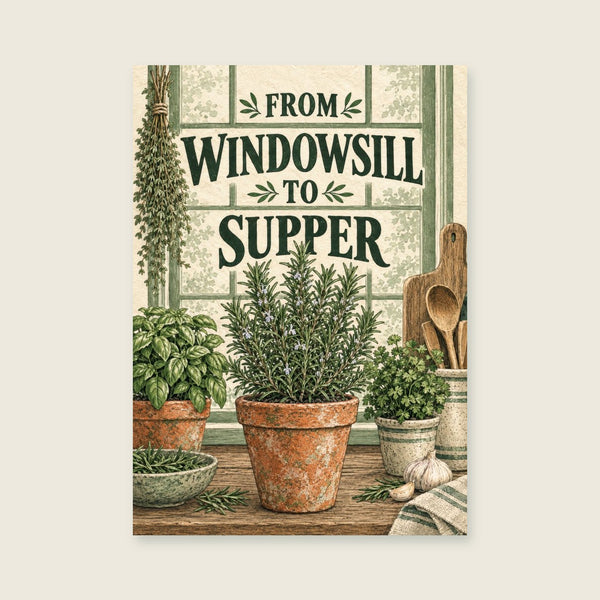 From Windowsill to Supper Art Print