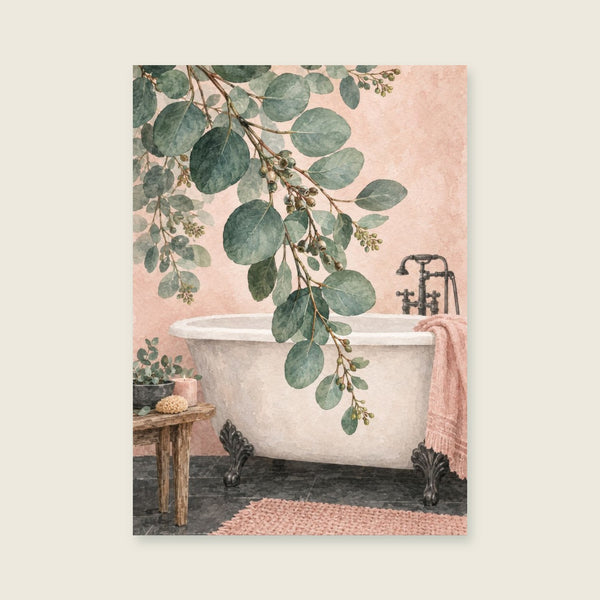 Eucalyptus Over the Tub Art Print