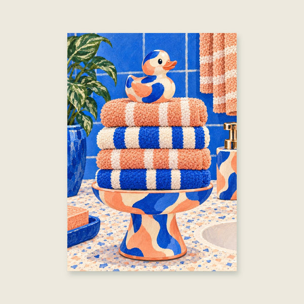 The Very Important Rubber Duck Art Print