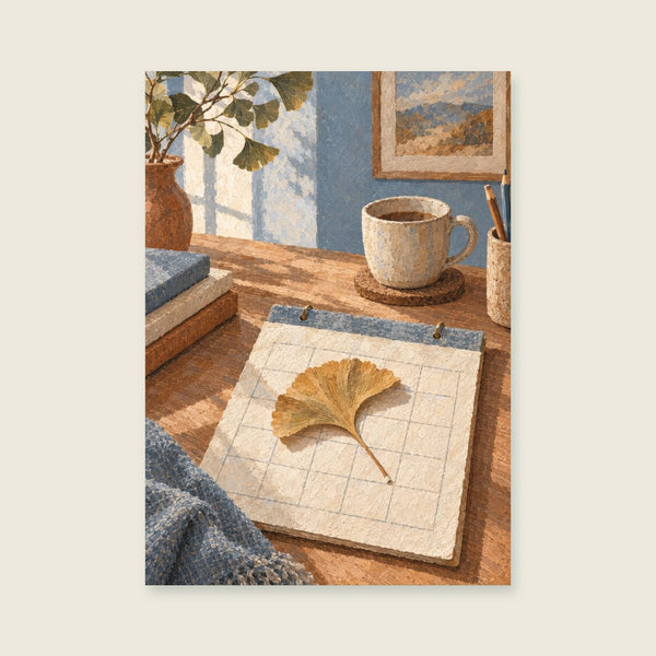 A Leaf on the Calendar Art Print