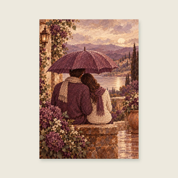 The Shared Umbrella Art Print
