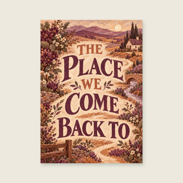 The Place We Come Back To Art Print