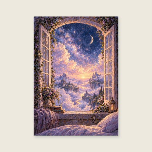 A Window to the Night Sky Art Print