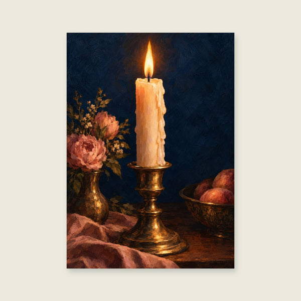 The Twisted Candle Art Print