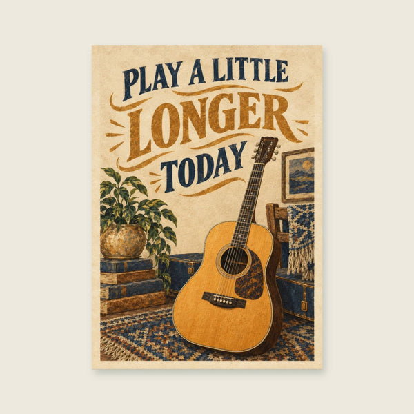 Play a Little Longer Today Art Print