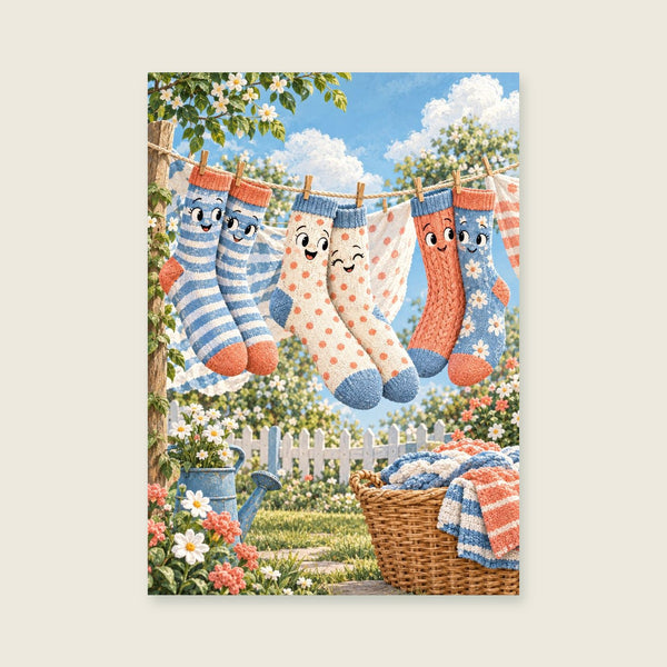 Sheets in the Breeze Art Print