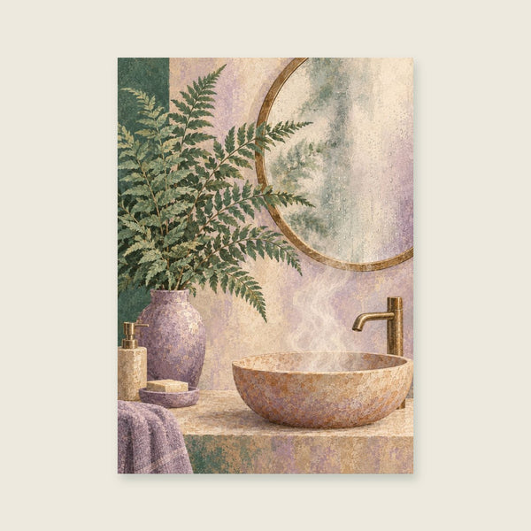 Fern leaves Art Print