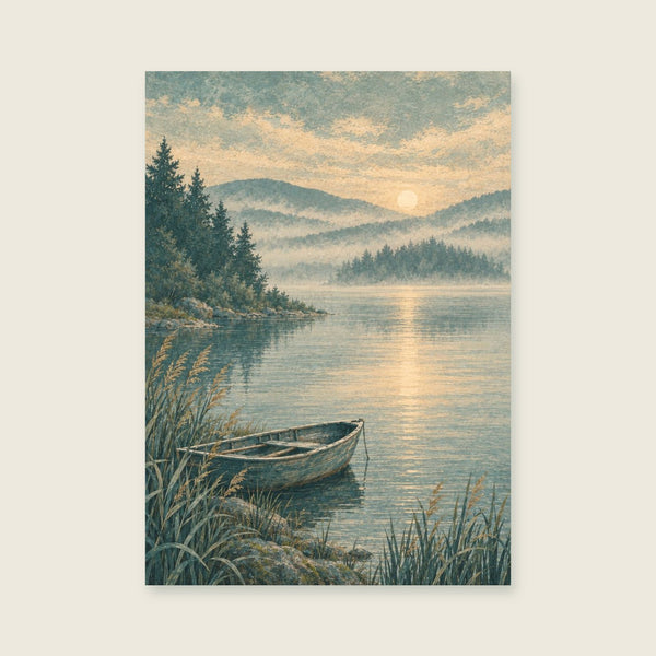 quiet shoreline Art Print