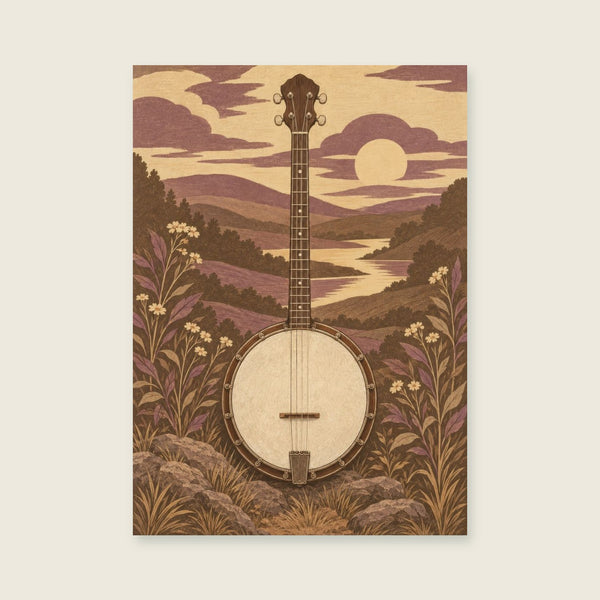 Unbranded banjo Art Print