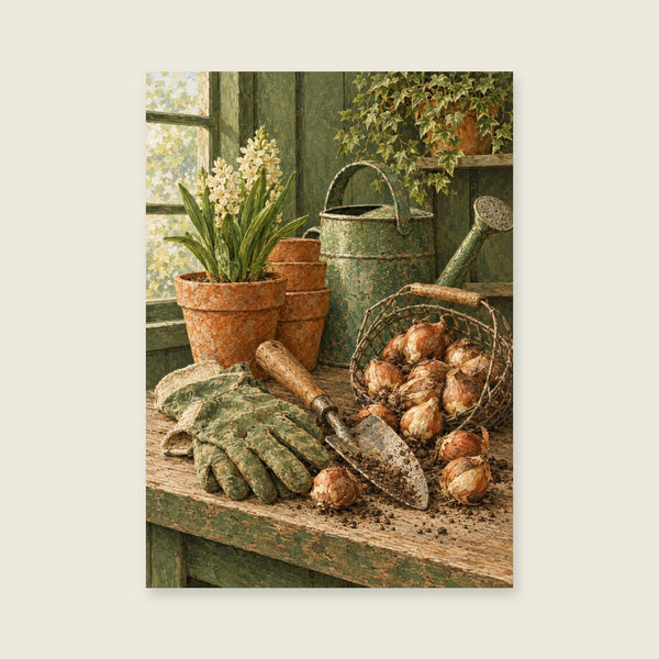 Gardening gloves Art Print