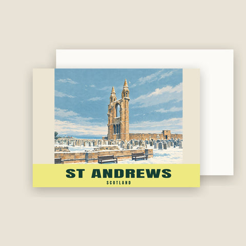 Cartes de Noël de la cathédrale de Saint Andrews (paquet de 10)
