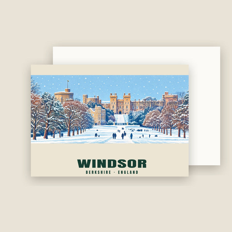 The Long Walk, Windsor Christmas Cards (Pack of 10)