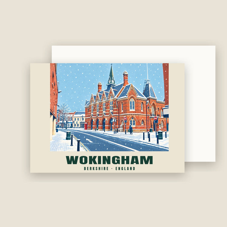 Town Hall, Wokingham Christmas Cards (Pack of 10)