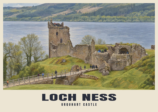 Urquhart Castle, Loch Ness Poster