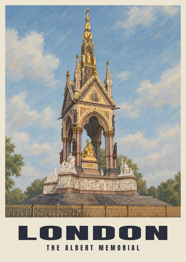 Affiche de l'Albert Memorial, Londres