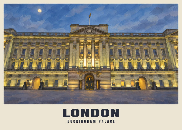Buckingham Palace, London Poster