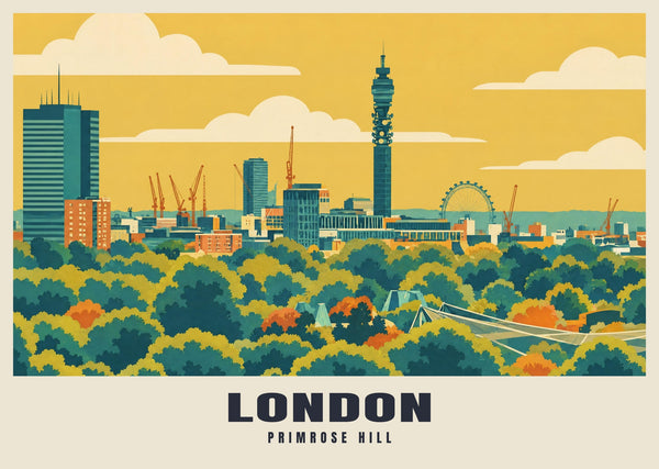 Poster Primrose Hill, Londen