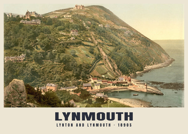 Lynton and Lynmouth, c. 1890–1900 Heritage Print