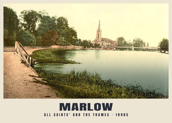 The Thames at Marlow, c. 1890–1900 Heritage Print