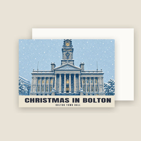 Bolton Town Hall Christmas Cards (Pack of 10)